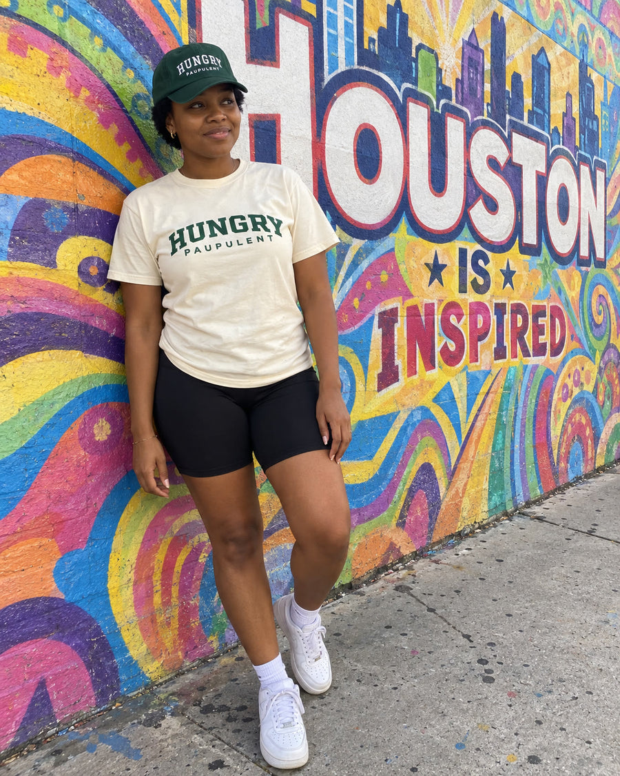 PAUPULENT community member wearing the Hungry collection