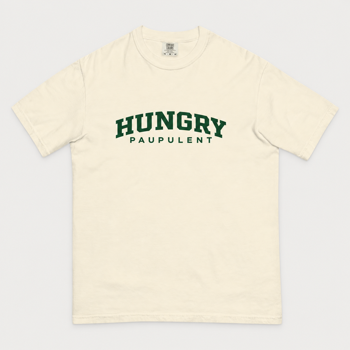 Hungry Statement Tee in ivory